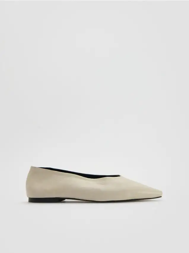 Ballerine in pelle Colore bianco