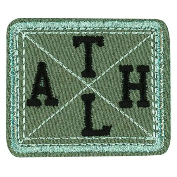 Scudetto patch ATHL grigio