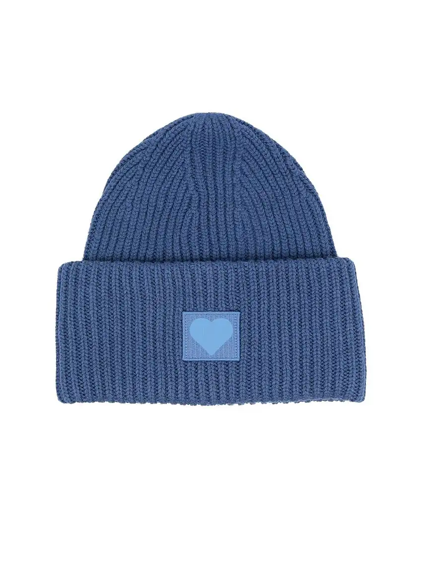 Cappello a Coste Blu