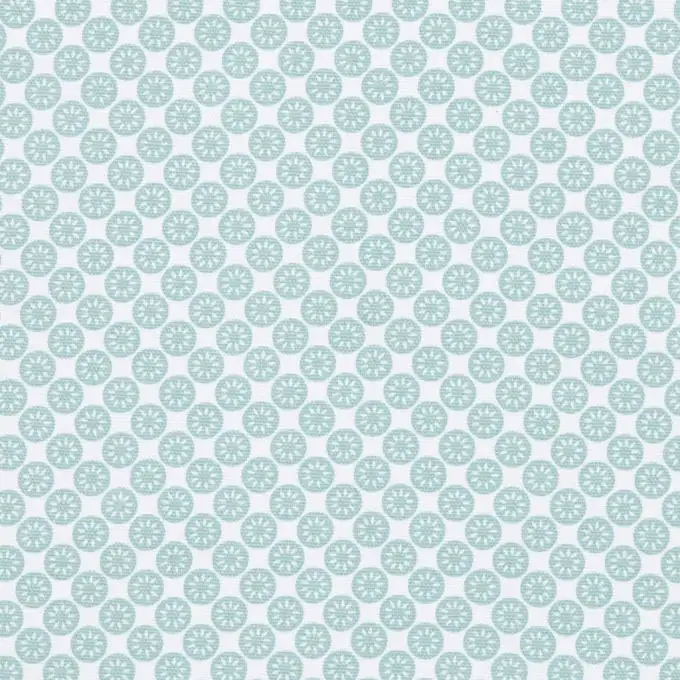 Tessuto di cotone spesso stampato a cerchi