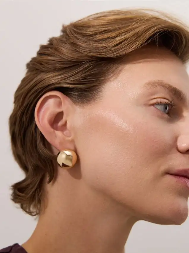 Orecchini placcati oro Colore oro