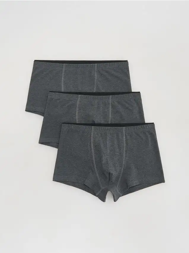Confezione da 3 paia di boxer classic Colore grigio scuro