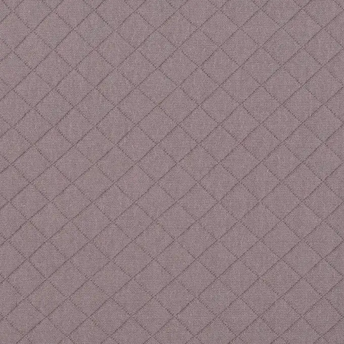 Tessuto jersey trapuntato rosa fico