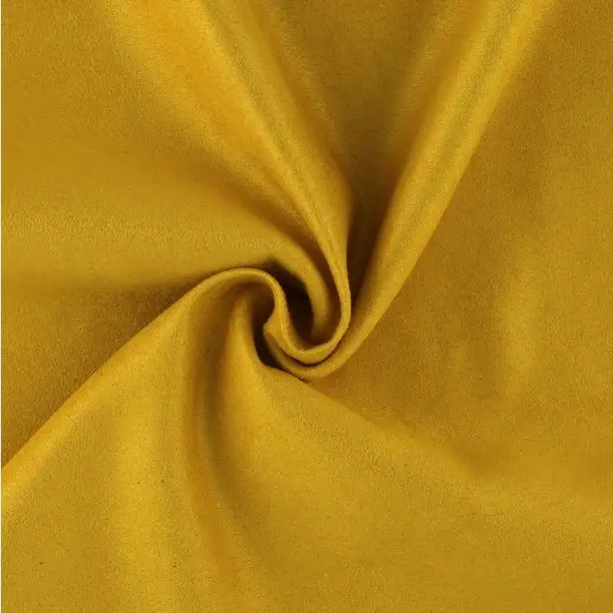 Tessuto scamosciato giallo