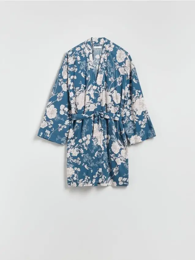 LADIES` DRESSING GOWN Colore turchese scuro