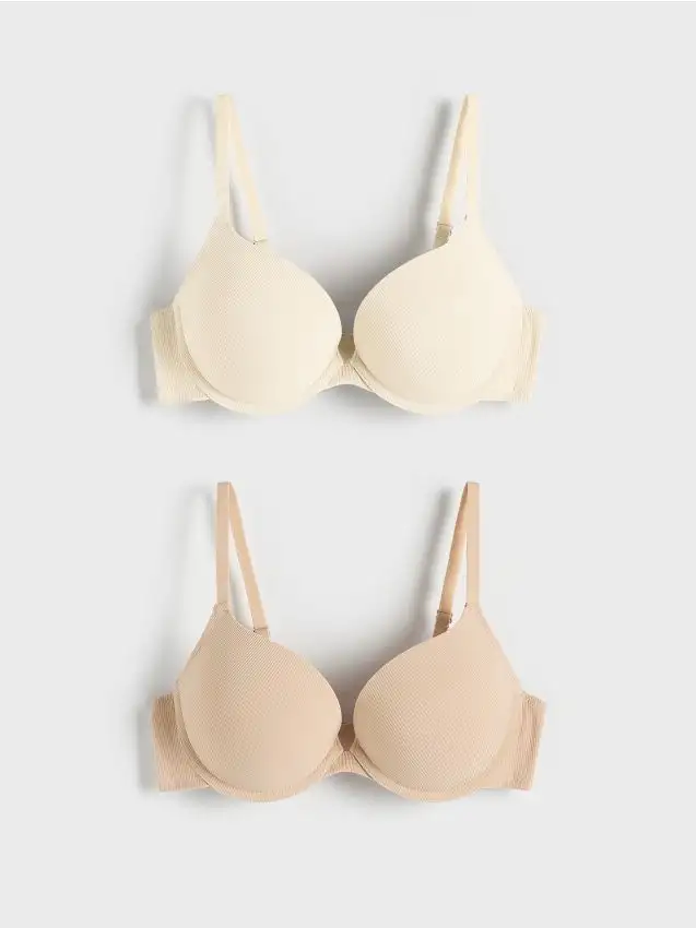 Reggiseno super push up 2 pack Colore panna