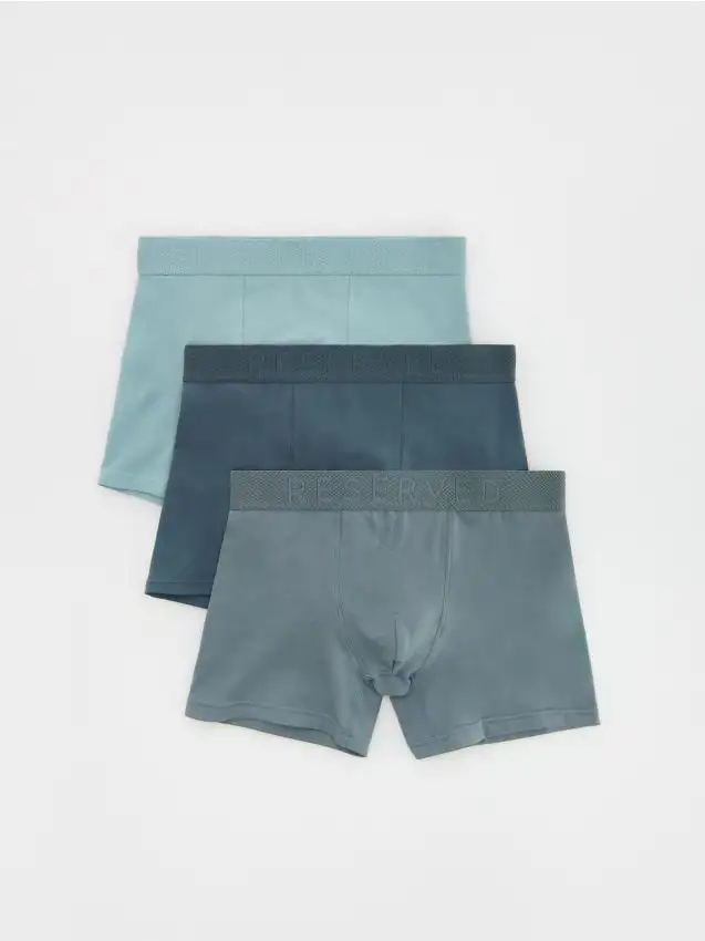 Confezione da 3 paia di boxer long Colore grigio scuro