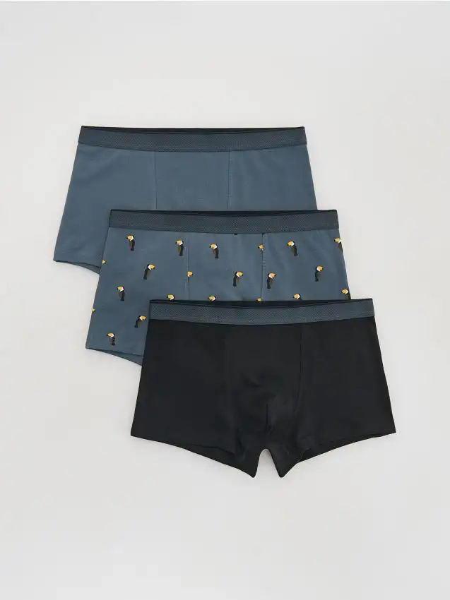 Confezione da 3 paia di boxer classic Colore antracite