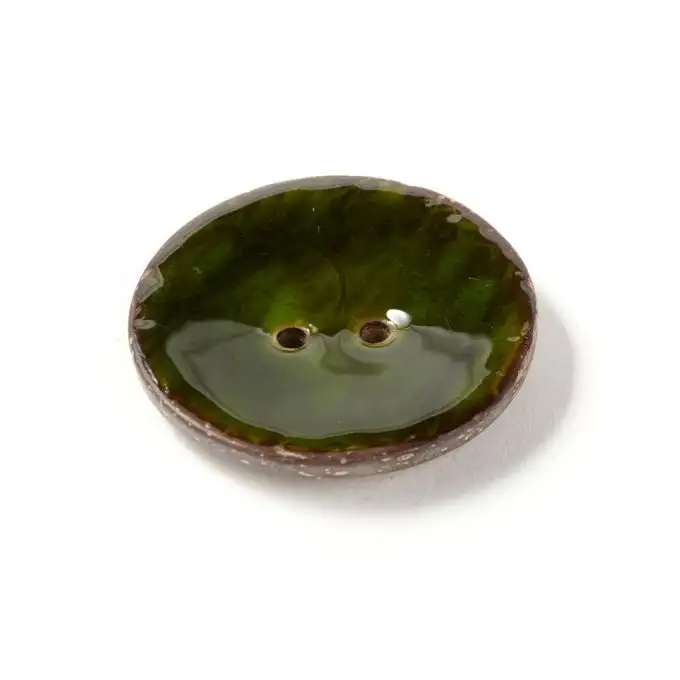 Pulsante in cocco laccato Ø40mm - Viola