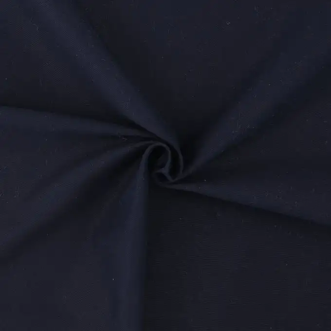Tessuto cotone chino blu scuro