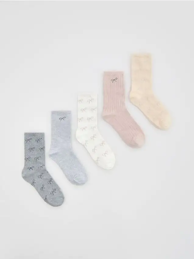 Calzini fantasia 5 pack Colore grigio chiaro