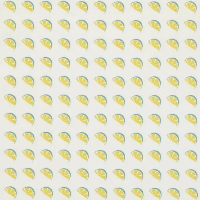 Tessuto cotone limonata gialla