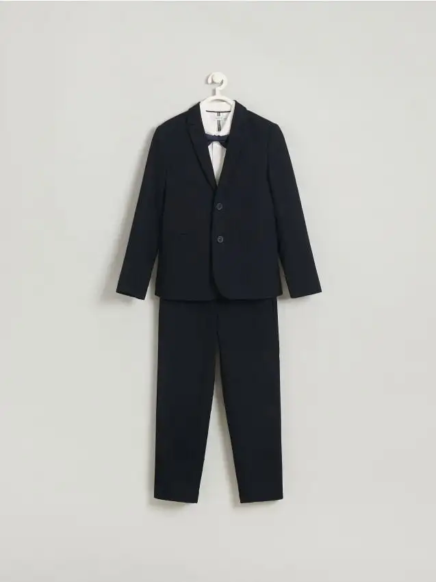 Pantaloni regular fit eleganti Colore blu scuro