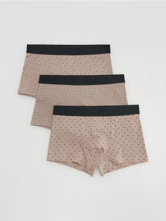 Confezione da 3 paia di boxer classic Colore beige