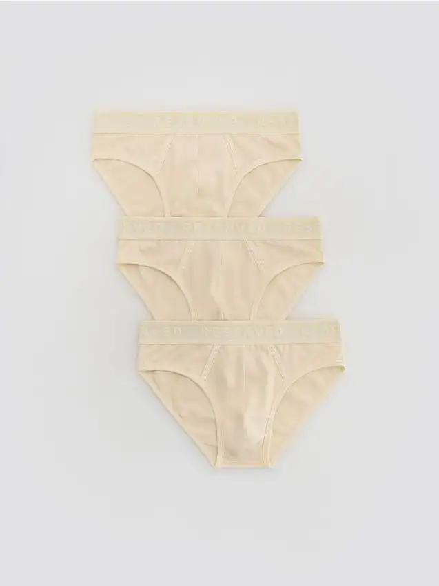 Confezione da 3 paia di slip in misto cotone Colore nude