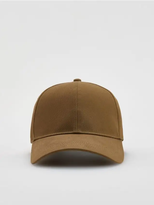 Cappellino da baseball in cotone Colore marrone dorato