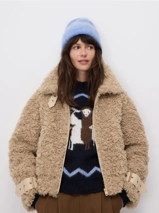 Berretto in misto lana d’alpaca Colore azzurro