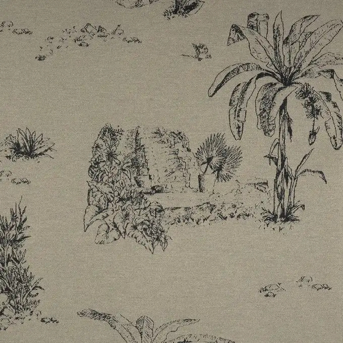 Tessuto jacquard tigre beige