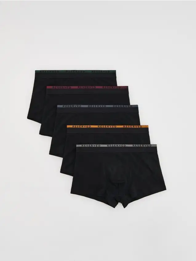 Confezione da 5 paia di boxer classic Colore nero
