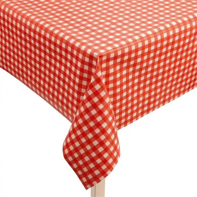 Tovaglia cerata a quadretti vichy rossi