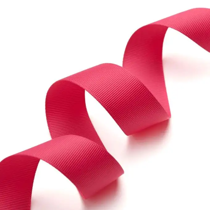 Nastro gros grain rosa fucsia 25mm