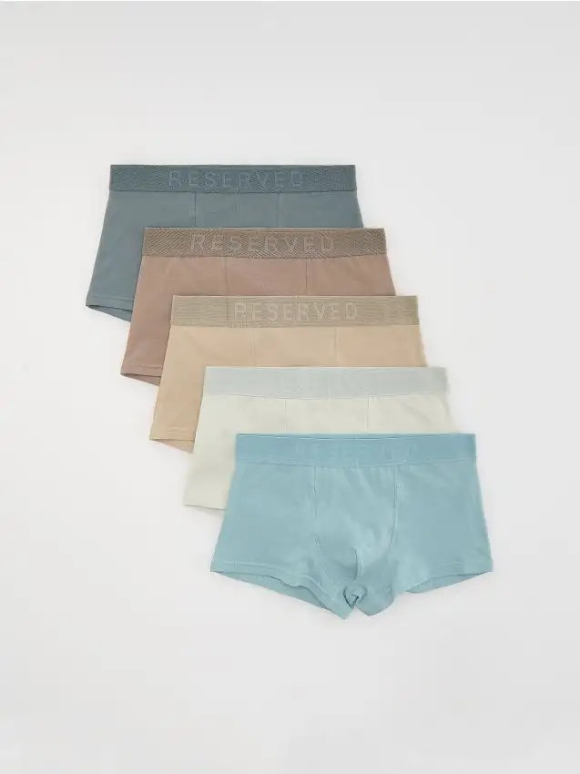 Confezione da 5 paia di boxer classic Colore beige