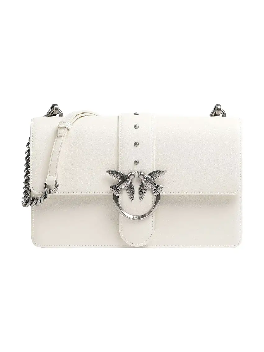 PINKO Women's Bag Love one classic 100053-A0F1 Z14O White