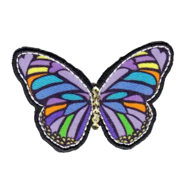 Scudetto farfalla multicolore