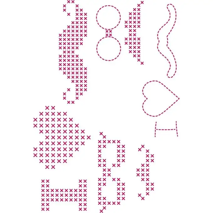 Modello di ricamo baffi Custom By Me