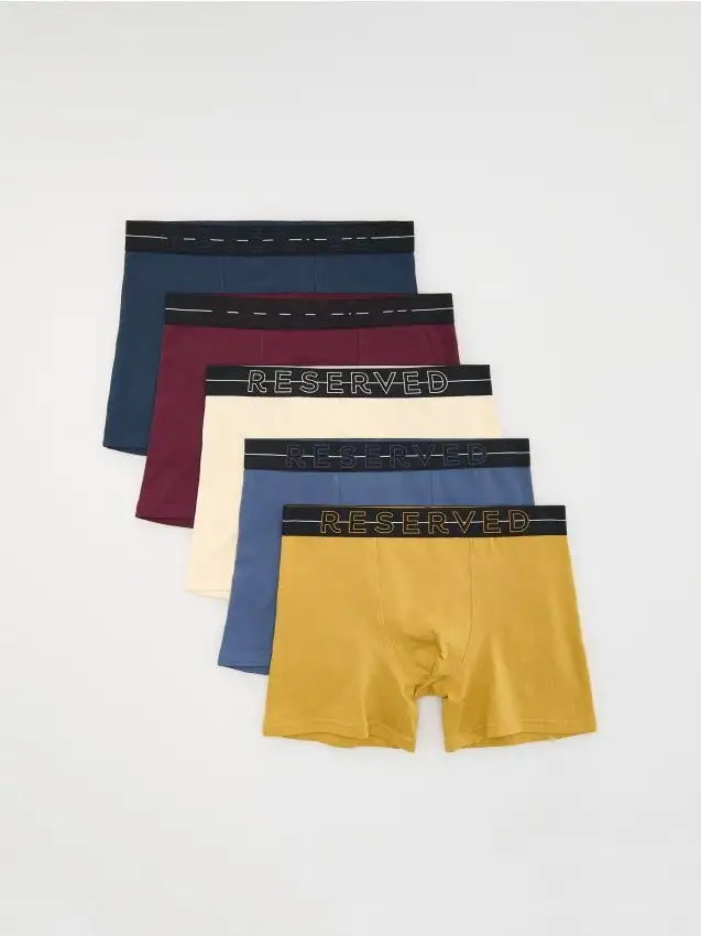 Confezione da 3 paia di boxer long Colore maroon