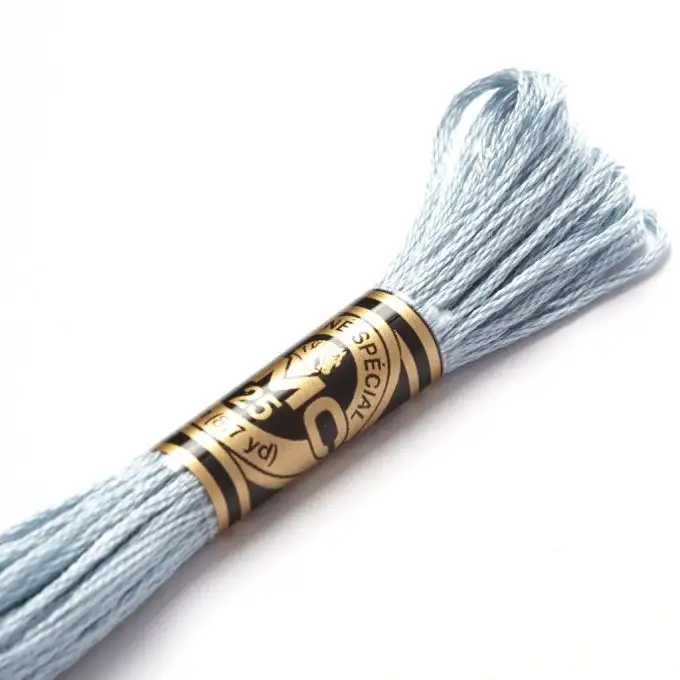 Filo mouliné da ricamo tonalità blu COL 3752