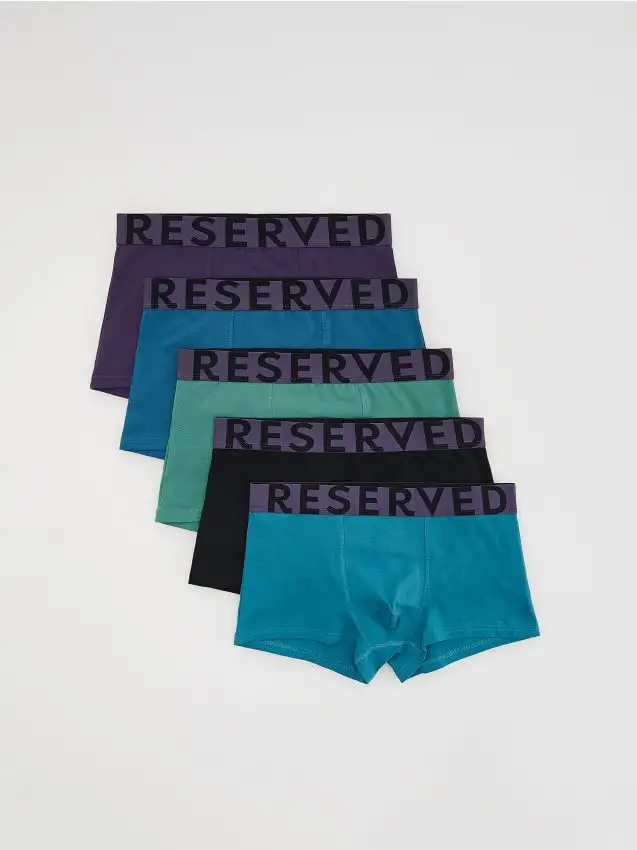 Confezione da 5 paia di boxer classic Colore viola