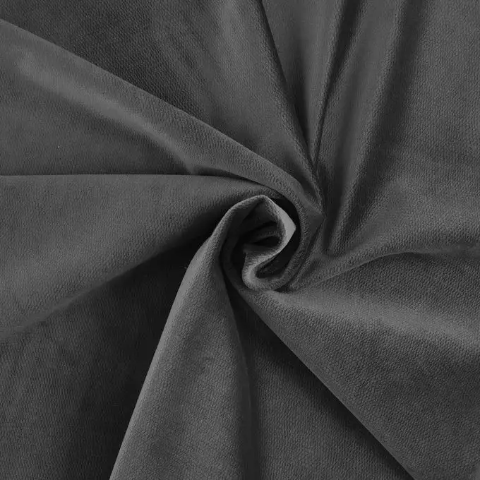 Tessuto velluto Decker grigio antracite