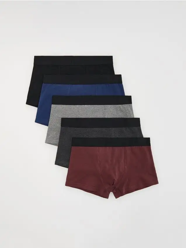 Confezione da 5 paia di boxer classic Colore maroon