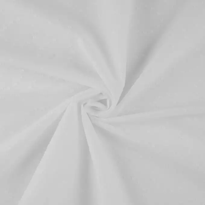Tessuto cotone plumetis bianco