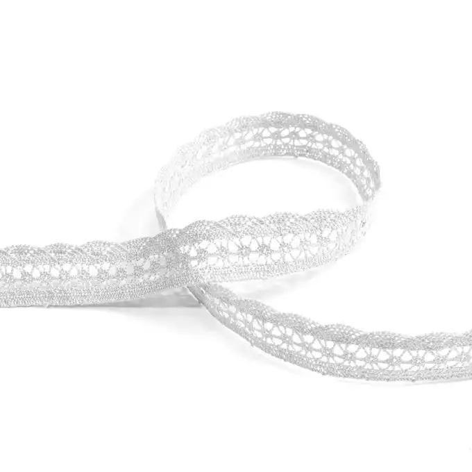 Nastro pizzo 20 mm bianco