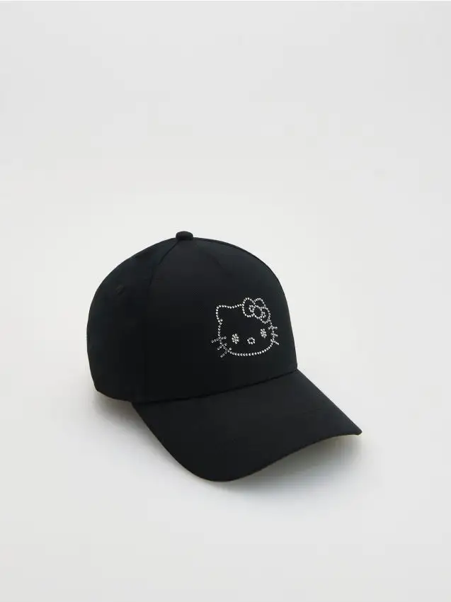 Cappellino con visiera Hello Kitty Colore nero