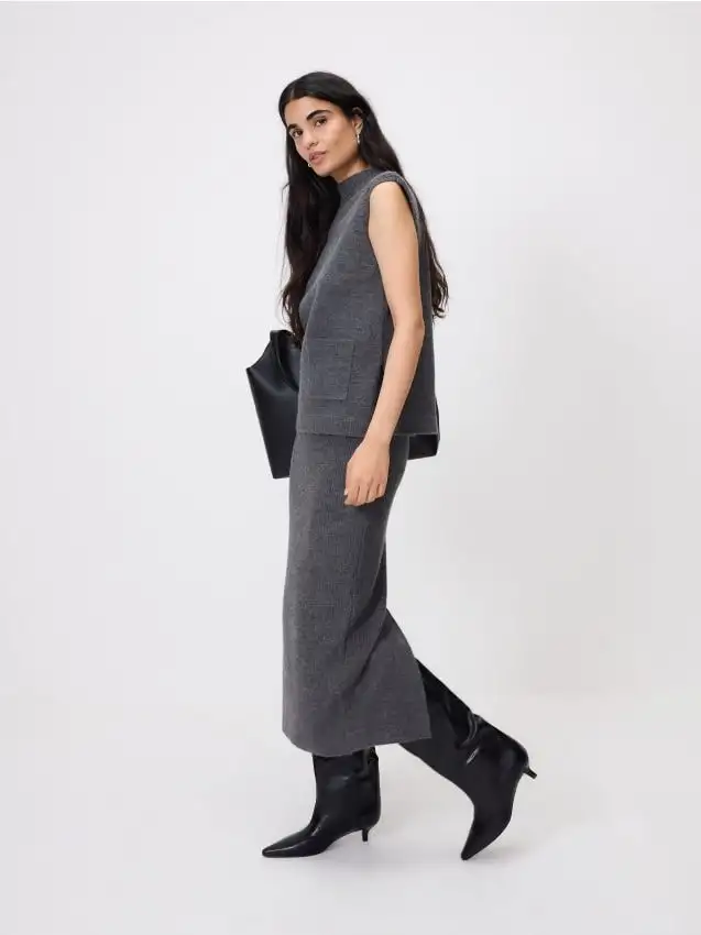 LADIES` SKIRT Colore grigio medio