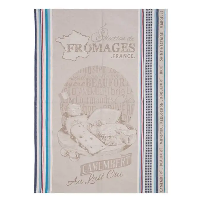 Asciugamano jacquard selezione di formaggi