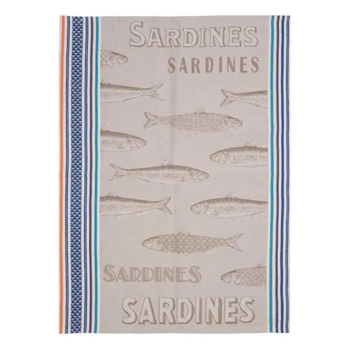 Asciugamano jacquard sardine