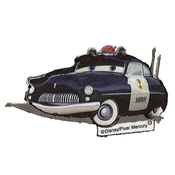 Scudetto auto sceriffo blu