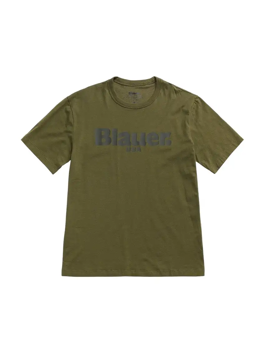 BLAUER Men's T-shirt BOURNE 25SBLUH02191 004547 647 Green