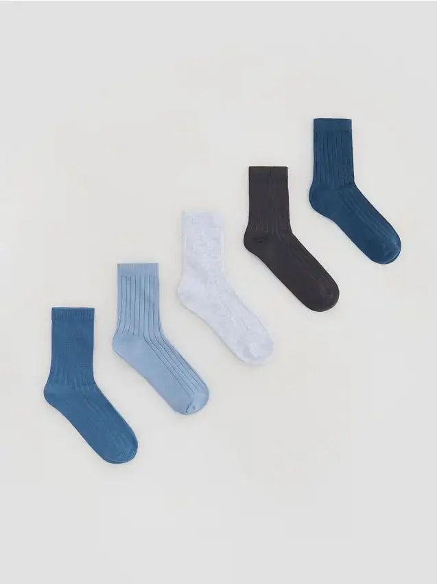 Calzini in cotone 5 pack Colore blu