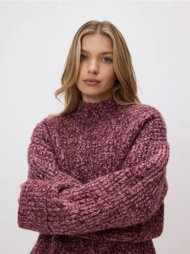 LADIES` SWEATER Colore maroon