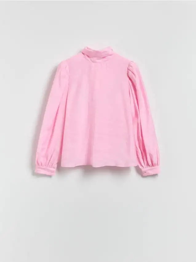 Camicetta con sciarpa annodata Colore rosa