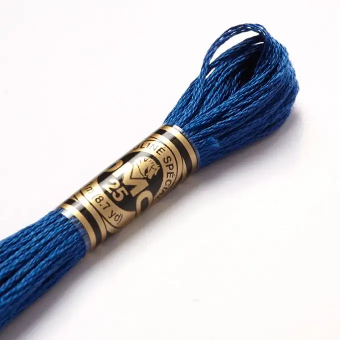 Filo mouliné da ricamo - Toni blu - COL 824
