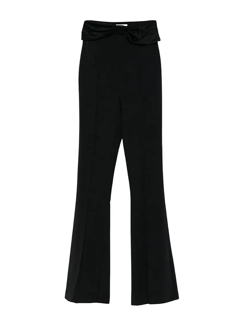ELISABETTA FRANCHI Women's Trousers PA08551E2-110 Black