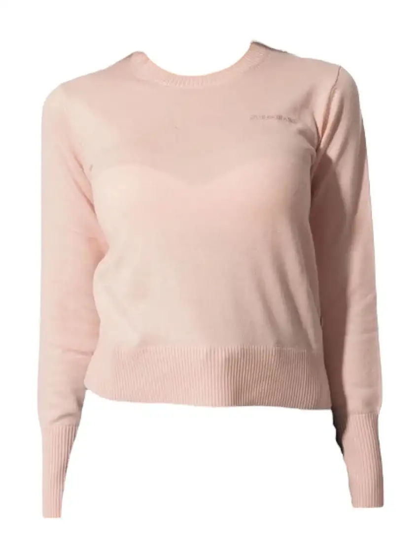 GUESS Women's Sweater GJ LS CN GUESS J EMB SWTR W4BR83 Z3HO2 G6R4 Pink