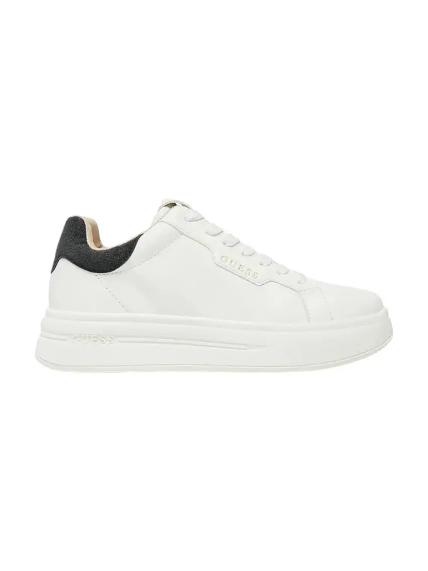 GUESS Women's Sneaker WINNIE FLPWIN LEA12 WHIBL White