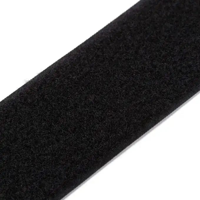 Fascia velluto da cucire 50mm - Nero